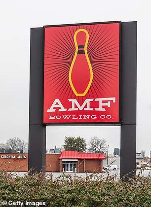 Peter is the heir to a massive bowling chain called AMF Bowling (pictured), which is father once co-owned