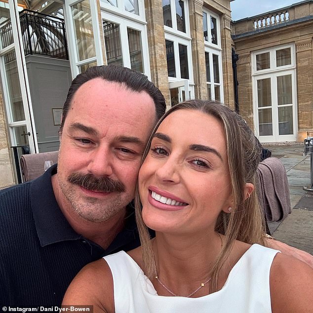 Dani is the daughter of EastEnders legend and Rivals star Danny Dyer (pictured together)