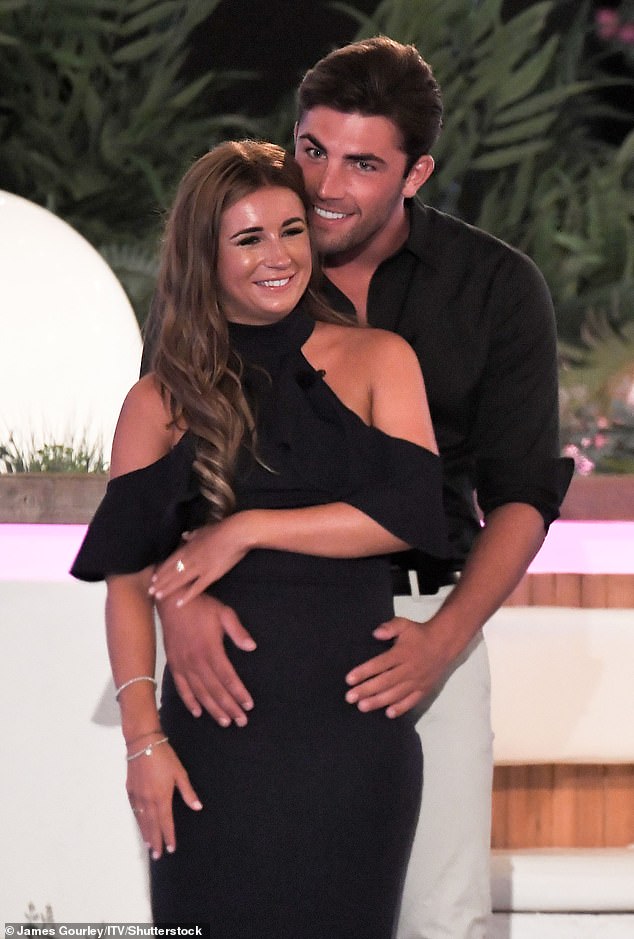 Dani shot to fame in 2018 on the ITV2 dating show when she bagged the £50k prize with Jack Fincham (pictured together)