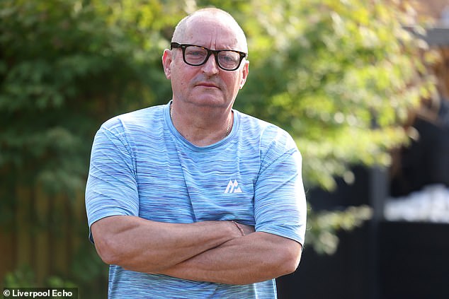 The grandfather (pictured) had parked at the at the Terminal 2 Drop Off but was forced to 'walk a far way' to the toilet which caused him to overstay