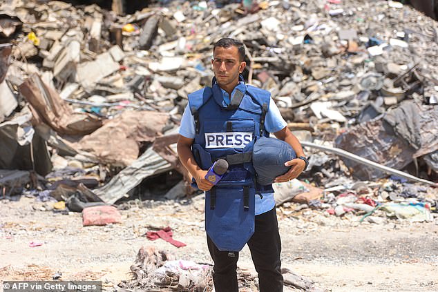 The Israel Defence Forces said al-Sharif was a Hamas operative who 'posed as a journalist', accusing him of running a 'terrorist cell'
