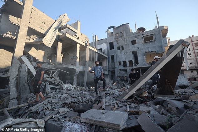 Netanyahu has repeatedly denied claims that his forces are committing genocide in the Strip and has said that Israel tries to avoid civillians who are put in harm's way by Hamas