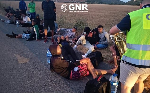 The speed with which they have been dealt with contrasts starkly with the treatment of migrants arriving in small boats in the UK