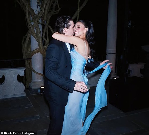 Even at their butterfly-themed afterparty, it appears not one of Brooklyn's childhood friends and family was in attendance