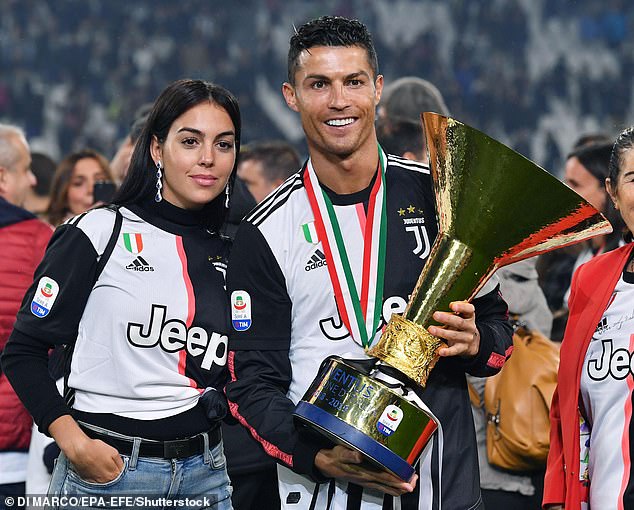 The couple moved from Madrid to Turin in 2018, where Ronaldo enjoyed a thrphy-laden three year spell with Serie A giants Juventus