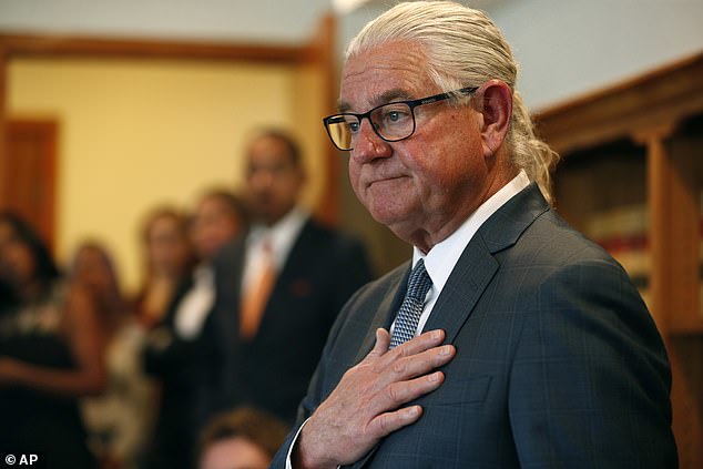 Mayorga and her lawyer Leslie Stovall (pictured) had their appeal for more money dismissed in 2023