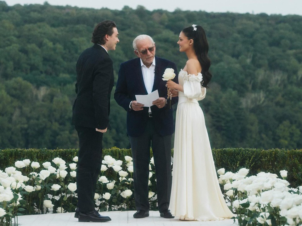 Brooklyn and Nicola Peltz Beckham's wedding ceremony.