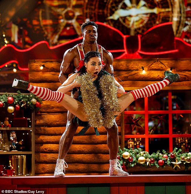Aikines-Aryeetey is set to take part in Strictly's main series, after competing in the Christmas Special last year with Nancy Xu (pictured)