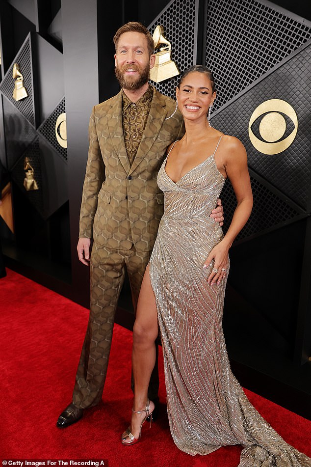 It comes just a week after he welcomed his first child with wife Vick Hope (pictured together in february 2024)