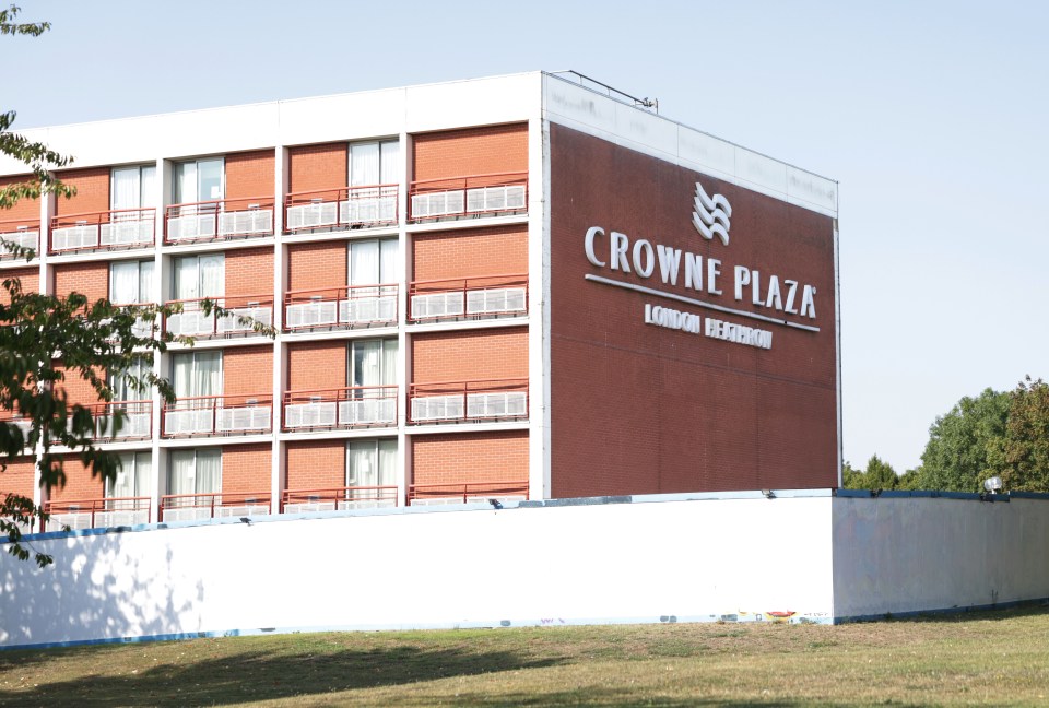 Crowne Plaza London Heathrow hotel.