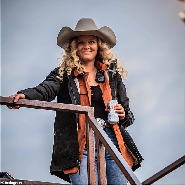 In a bombshell revelation, a December 2024 report on Blackstock's rodeo business listed his partner Brittany Jones (pictured) as Clarkson’s ‘former assistant.'