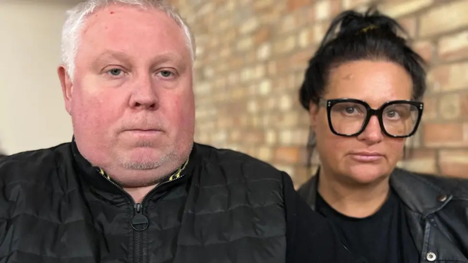 Photo of Mark and Caroline Willgoose, Harvey's parents.