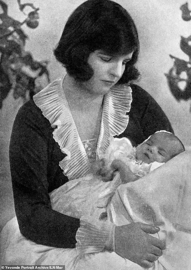 Despite his sexual preferences Naps married ¿ not Tallulah Bankhead, though they talked about it ¿ but Lady Mary Ashley-Cooper (above), daughter of the Earl of Shaftesbury. Their only child was Mary Anna ¿ Constance Marten's grandmother. Above: Lady Alington with her baby daughter, Mary Anna, in 1929