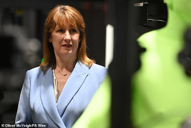 Chancellor Rachel Reeves during a visit to Studio Ulster in Belfast on August 12