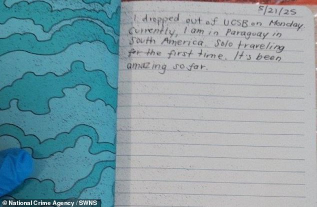 A notebook was found in Choi's handbag, which contained a single handwritten memo dated May 21 ¿ the day she left Lima