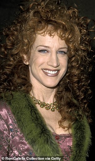 Kathy's plastic surgery journey originally began in 1986, at age 26, with a nose job (pictured in 1997)