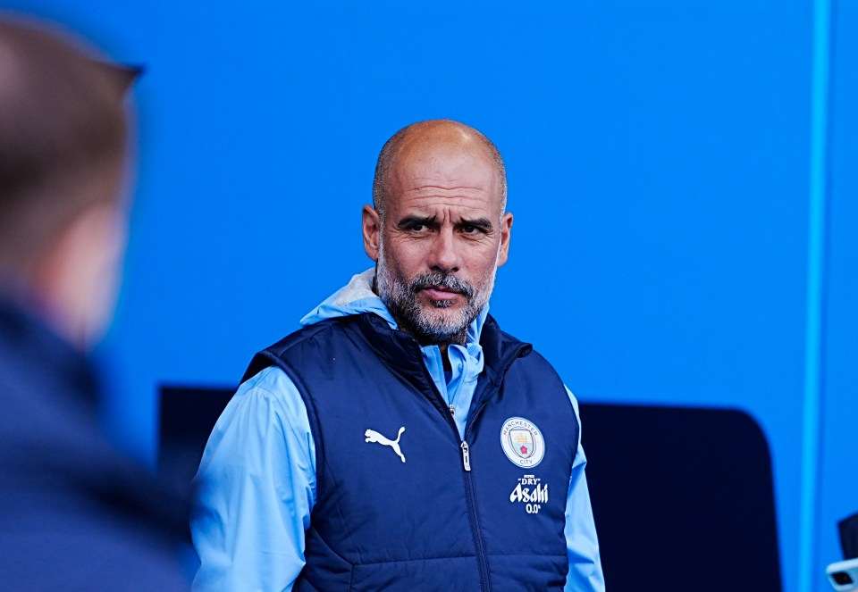 Pep Guardiola, manager of Manchester City.