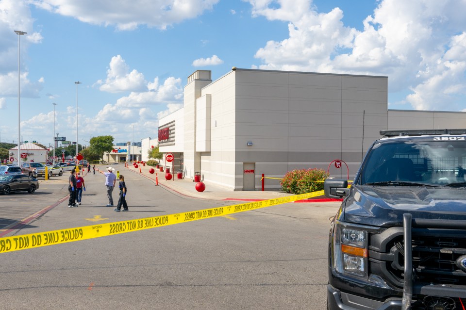Police investigating a shooting at a Target store in Austin, Texas.