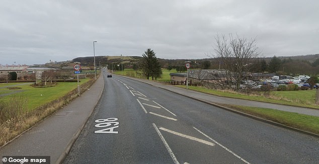 Alistair Stewart died after his car crashed with the emergency vehicle on the A98 in Arradoul, Moray