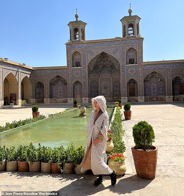 She said: 'As a blonde, single European woman, you are not seen as just another traveller, you become the spectacle'