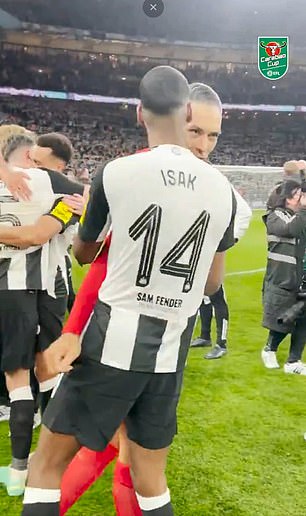 Newcastle fans believe this exchange was when Alexander Isak wanted out of Newcastle