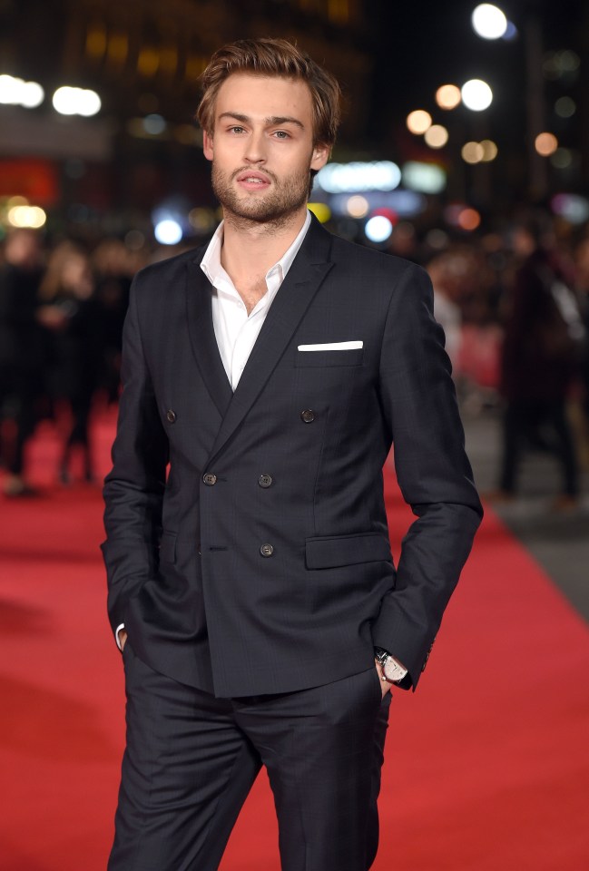 Douglas Booth at the European premiere of Pride and Prejudice and Zombies.