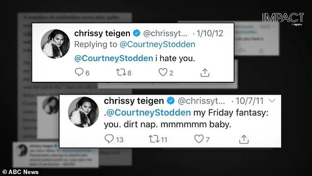 Old tweets from 2013 have also resurfaced in which she described nine-year-old Oscar nominee Quvenzhané Wallis as 'cocky' and called Teen Mom star Farrah Abraham, then 21, a 'wh***'