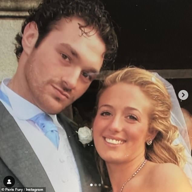 Paris and Tyson first married in 2008 when she was just 19 and he was 21-years-old during a ceremony in Doncaster (pictured in 2008)