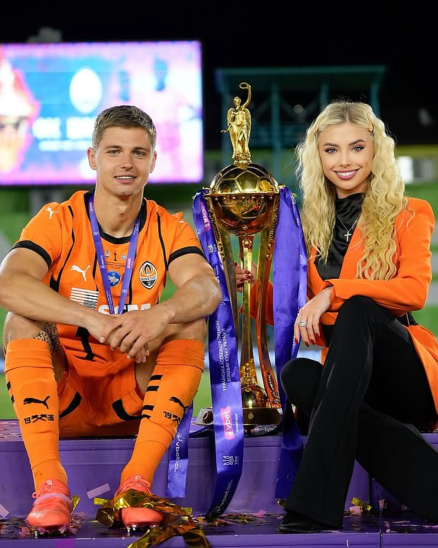 Savina is married to 26-year-old Ukraine international and Shakhtar star Valeriy Bondar