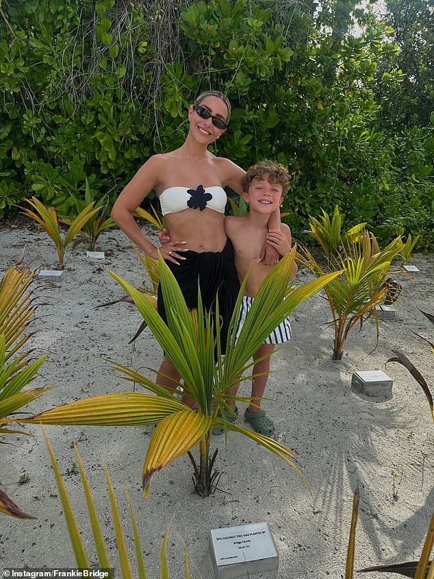 The duo rarely like each others' content on Instagram however Rochelle, 36, has shown support for Frankie, also 36, by pressing the like button on her holiday posts while away with her family