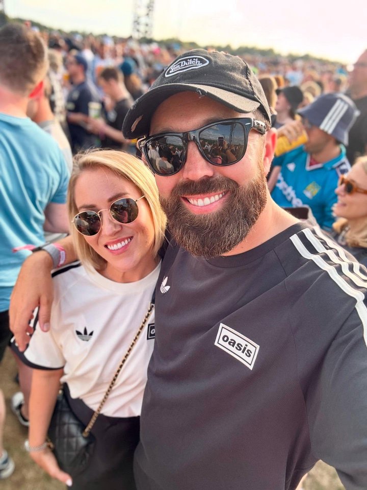 Couple at a concert.