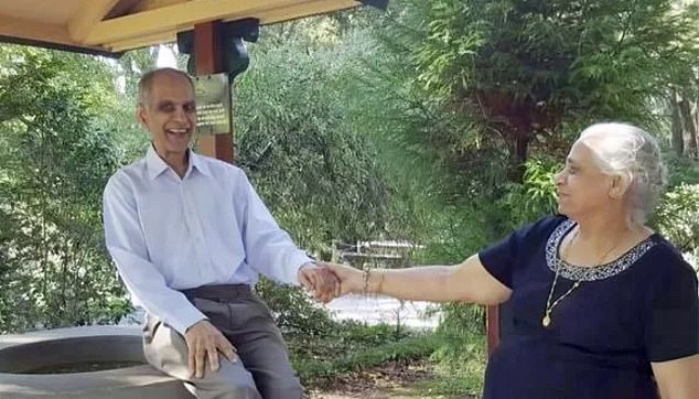 Mr Kohli, pictured with his wife Satinder, died last year from the effects of a spinal cord injury