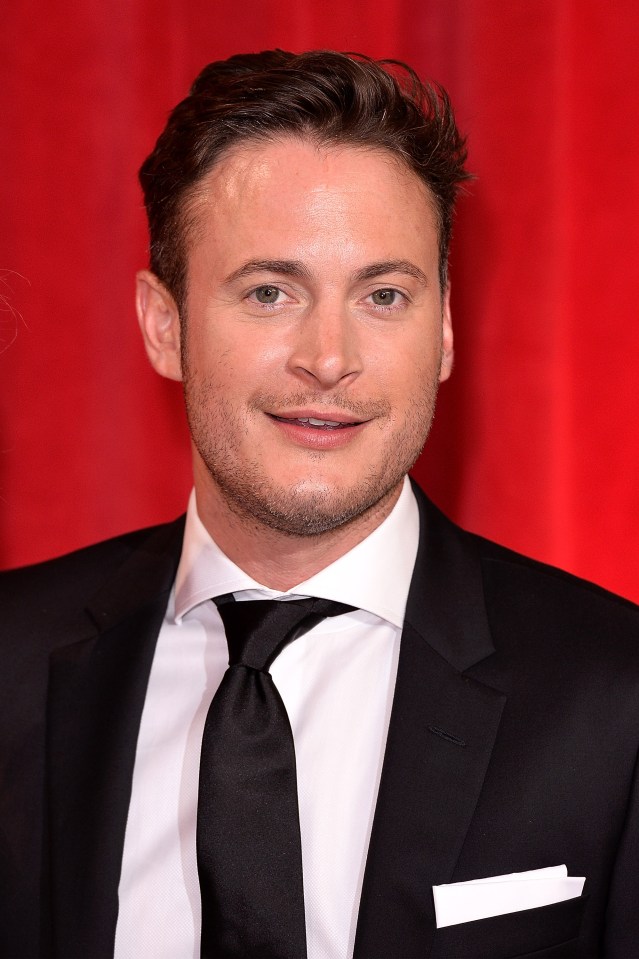 Gary Lucy at the British Soap Awards.