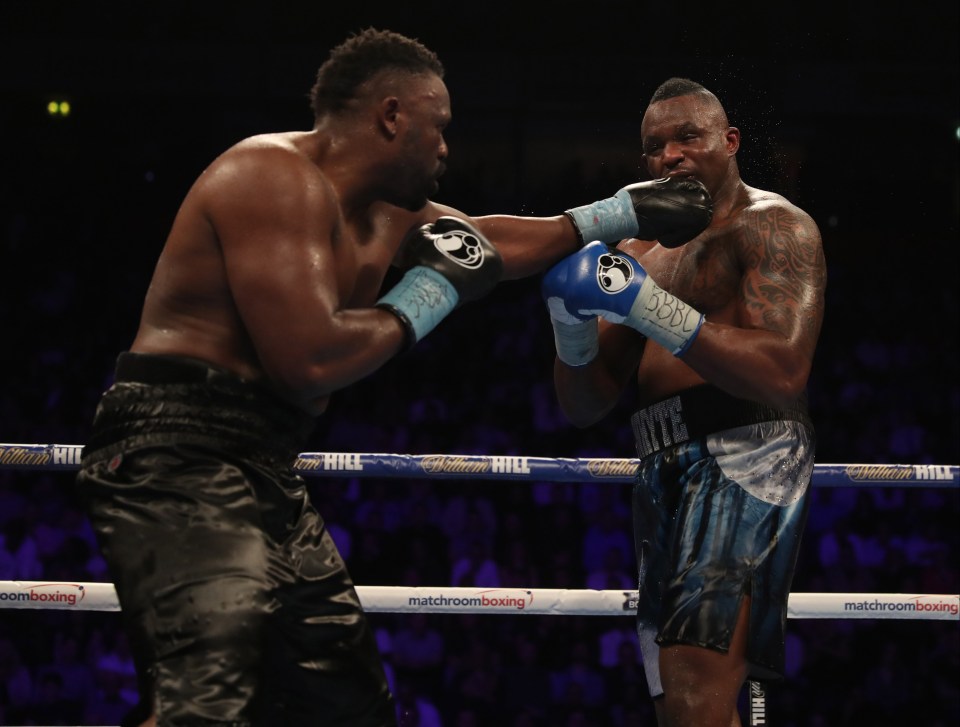 Dillian Whyte boxing Dereck Chisora.