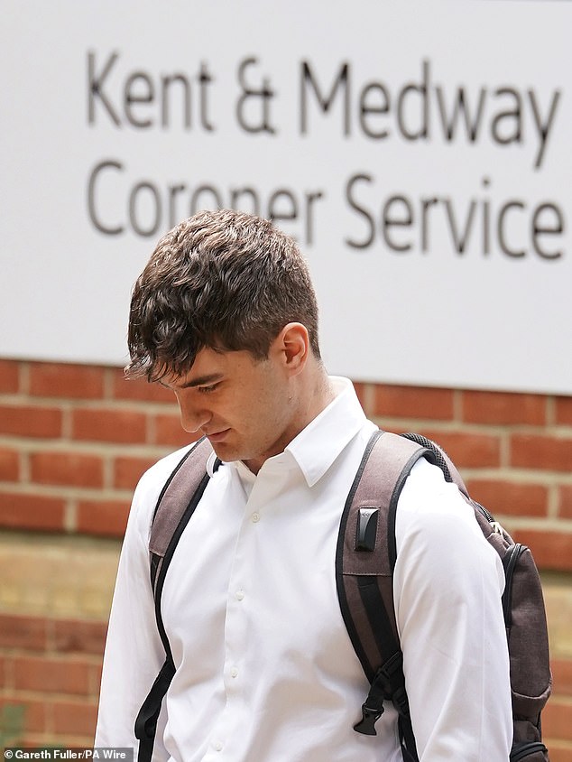 Previously the inquest has heard from Paloma’s twin brother Gabriel (pictured) who claimed that his sister had died because their mother had ‘obstructed’ her from receiving cancer treatment