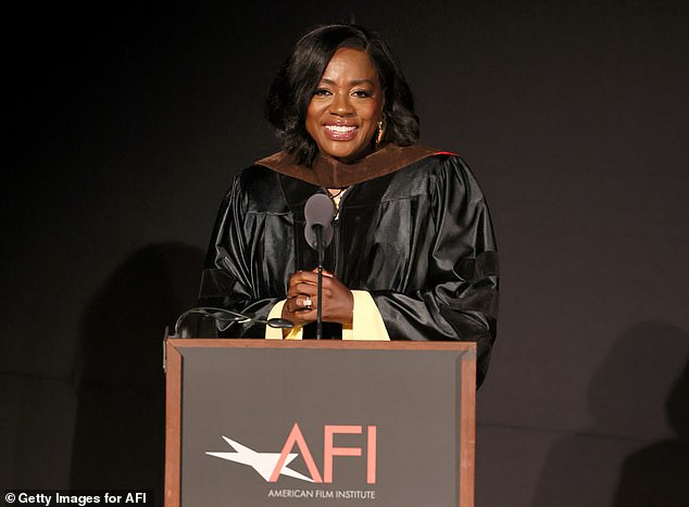 Her birthday celebration came just three days after she received an honorary Doctorates of Fine Arts degree from the AFI Conservatory in Los Angeles