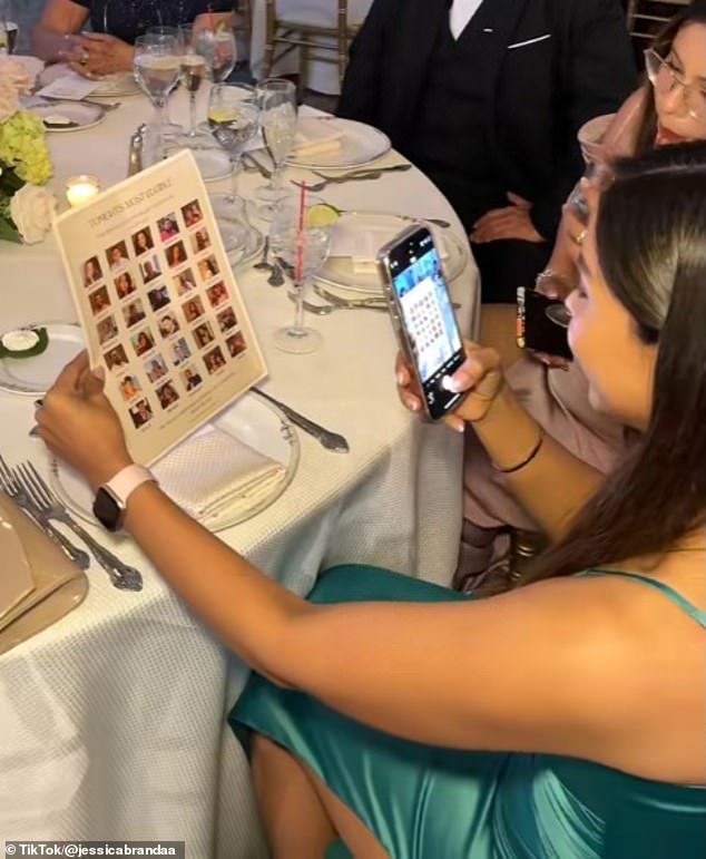 The sheet was titled 'Tonight's Most Eligible,' with 'flirty, fabulous, and potentially your future plus-one,' written underneath. It had a small headshot of the person with their first name