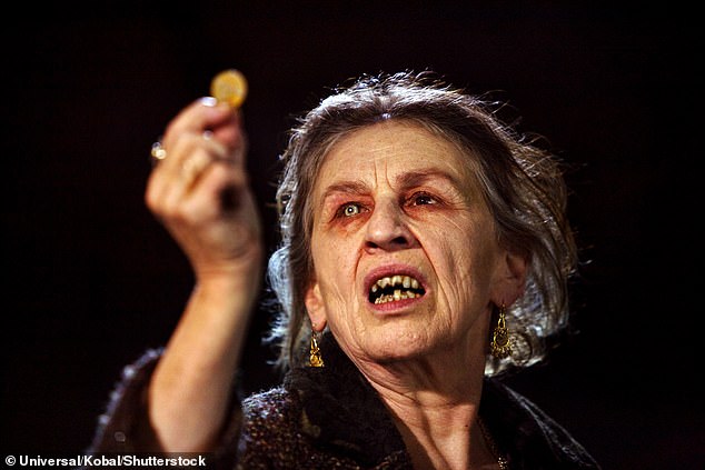 Raver is memorably known for her portrayal of Mrs. Ganush, a woman who places a curse on the main star