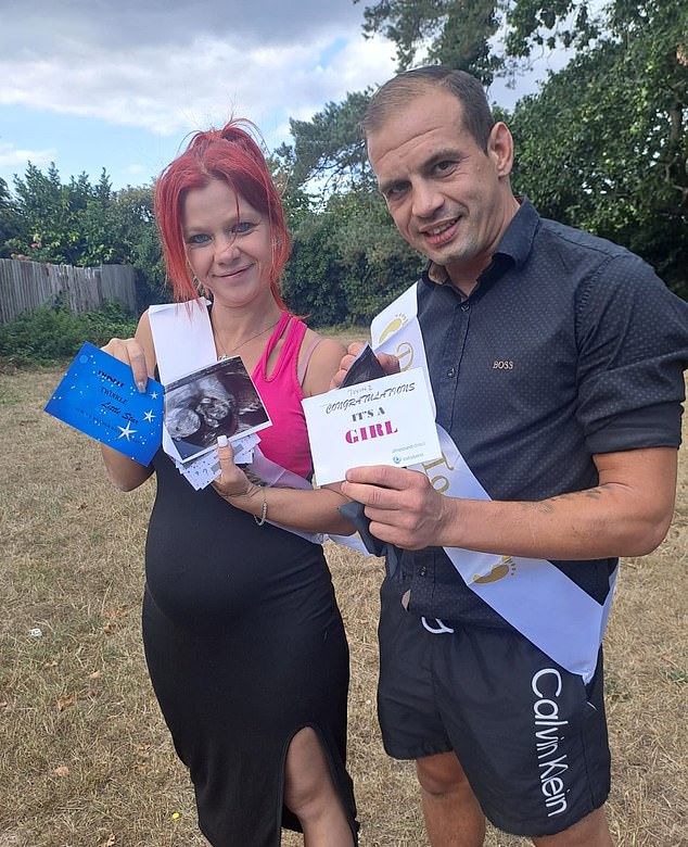 Jack Alexander and his partner Laura (pictured) were delighted when they found out they were having identical twin girls