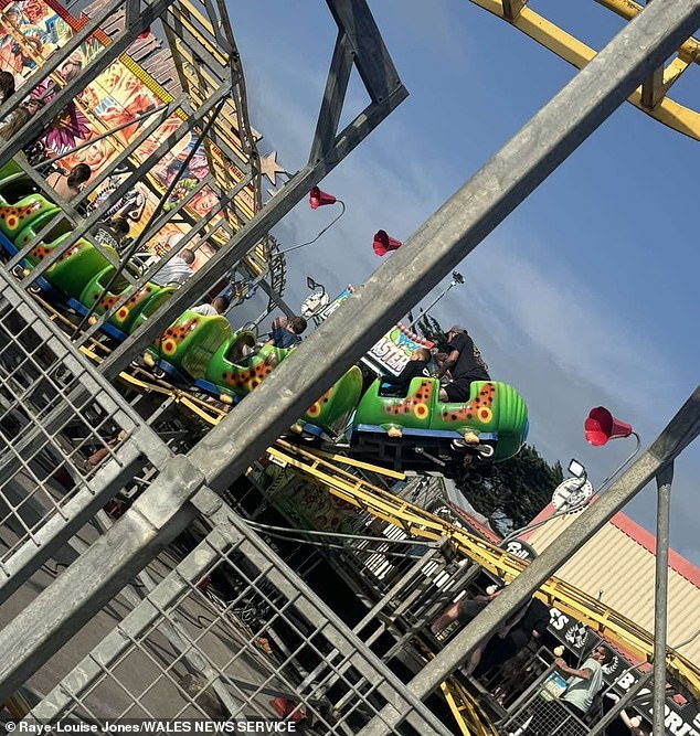 Witnesses said several thrill-seekers, including children, were left bloodied following the incident