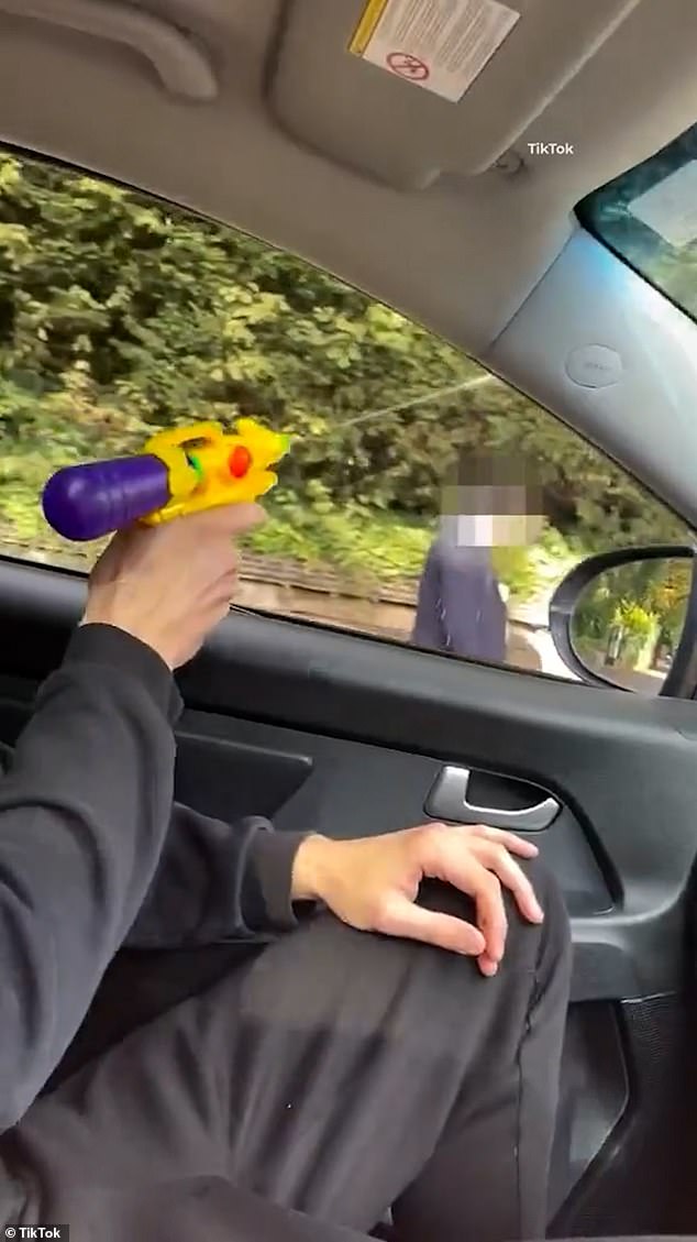 Last week, the two men recorded themselves driving around Salford and spraying adults as well as children wearing orthodox Jewish clothing with water guns.