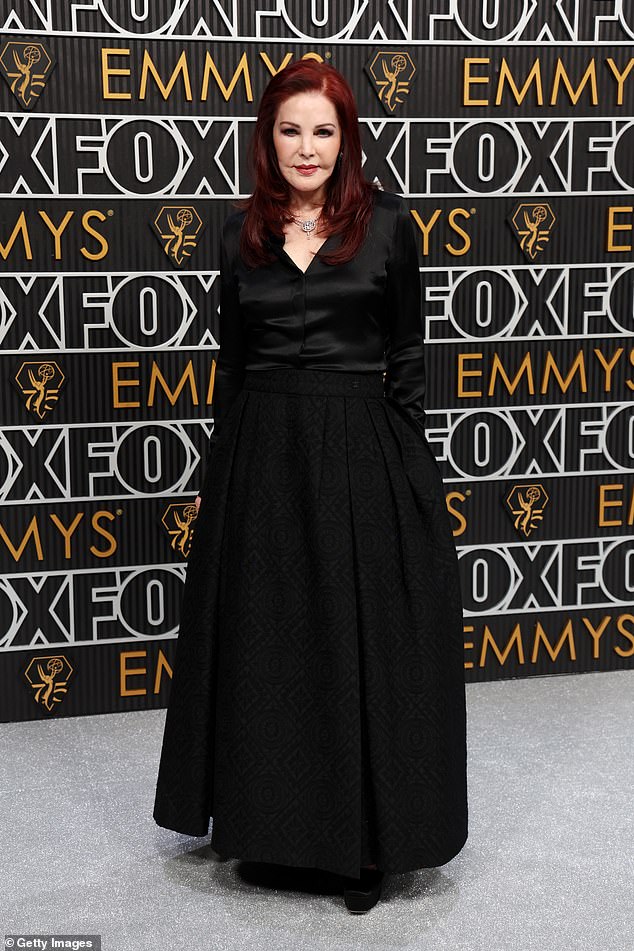 'At her house the following week (before Lisa’s funeral), Priscilla exclaimed, "I’m the queen. I’m in charge of Graceland", the suit claimed - Presley is pictured in January 2024
