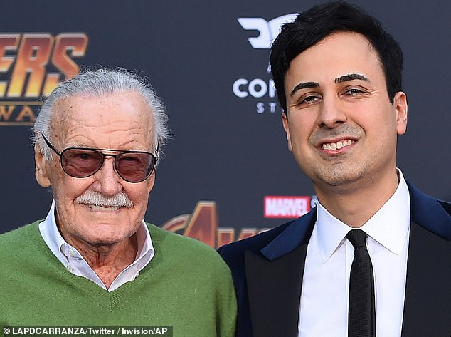 Elsewhere in the lawsuit Kruse and Fialko filed in Los Angeles Superior Court, Stan Lee's ex- business manager Keya Morgan (pictured) - who was previously acquitted of theft charges against the Marvel icon - was accused of orchestrating Presley's elder abuse claims