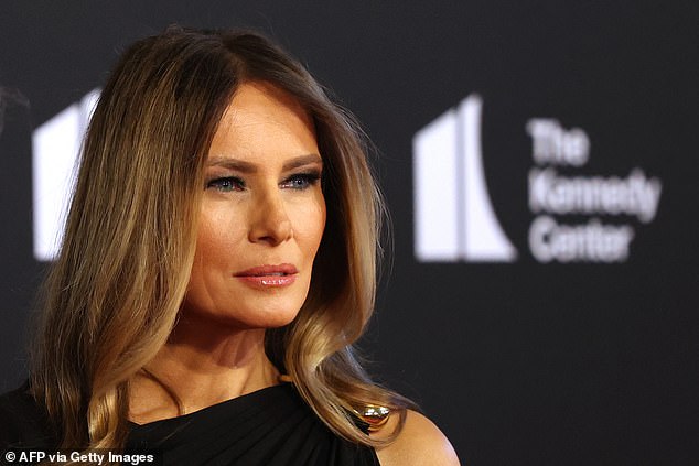First lady Melania Trump, photographed at the Kennedy Center in June, has used litigation threats to eke apologies out of other prominent Democrats over the Epstein claims, including longtime Democratic strategist James Carville