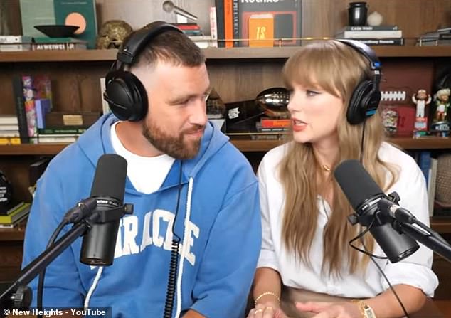 The singer appeared on her boyfriend's New Heights podcast for the very first time, and recalled how Travis first got her attention, when he attended one of her Eras Tour concerts in July 2023