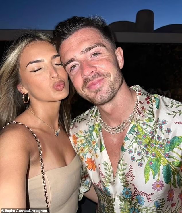 Grealish and girlfriend Sasha Attwood welcomed their first child together back in September and have been dating on and off since their teenage years