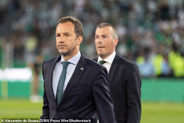 Sporting Lisbon Frederico president said earlier this summer that 'blackmail and insults' would not persuade them to sell Gyokeres - in a seemingly unrelated comment