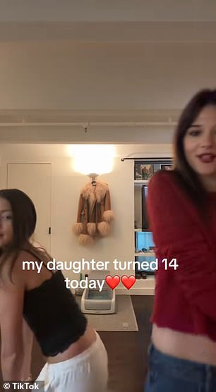 Little Stella (L) showcased her twerking skills