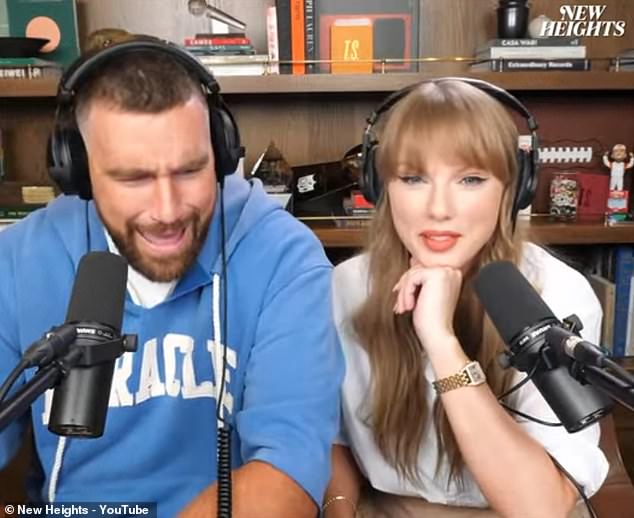 The pop superstar, 35, announced her 12th album The Life Of A Showgirl on boyfriend Travis Kelce's podcast New Heights