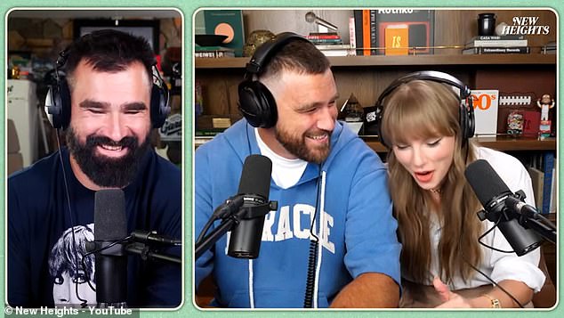 Elsewhere on the podcast, Taylor admitted that her teenage dreams have come true as she discussed her relationship with Travis and how the pair met